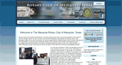 Desktop Screenshot of mesquitetxrotary.org